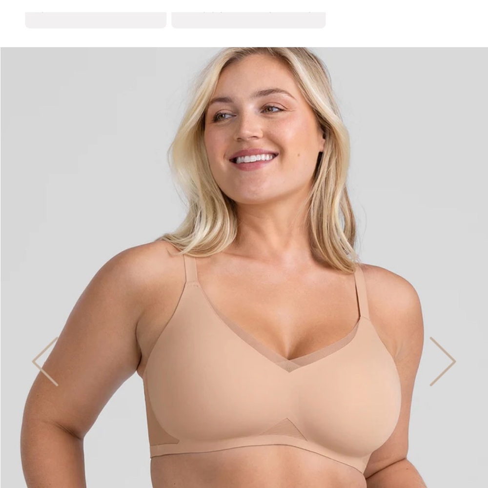 Honeylove Crossover Wire Free Sand/Nude Bra